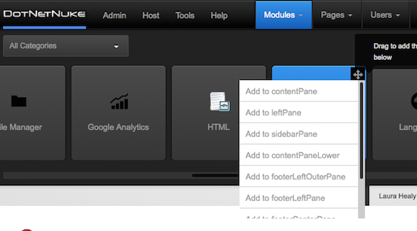 Add a module in DNN 7