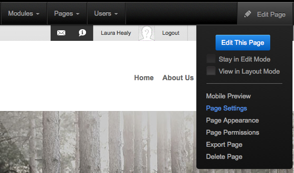 Change Page Settings DNN 7