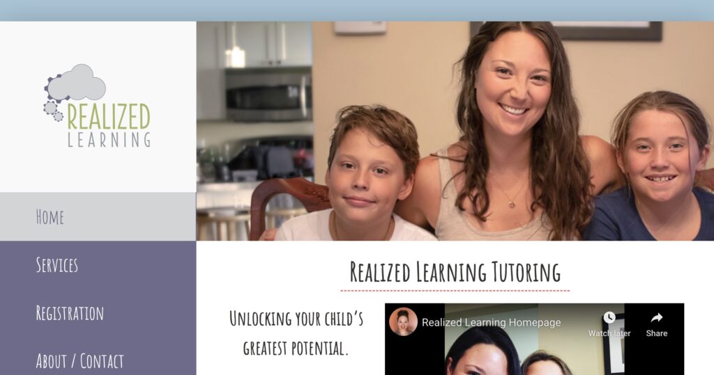 RealizedLearning.com website screenshot